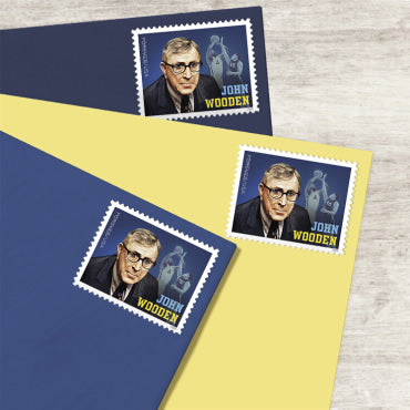 2024 John Wooden Forever First Class Postage Stamps