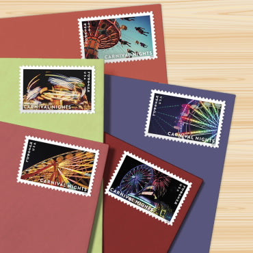 2024 Carnival Nights Forever First Class Postage Stamps