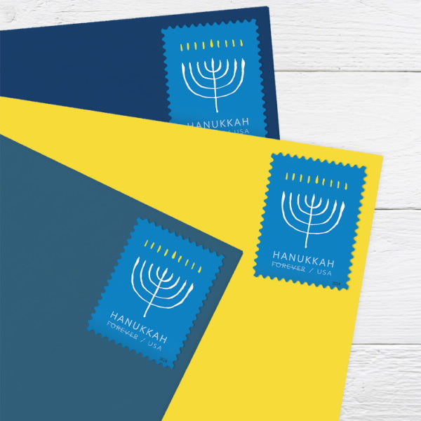 2024 Hanukkah Forever First Class Postage Stamps