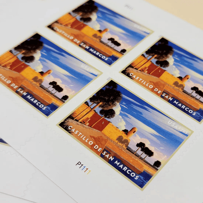 2021- Castillo de San Marcos Priority Mail Postage Stamps