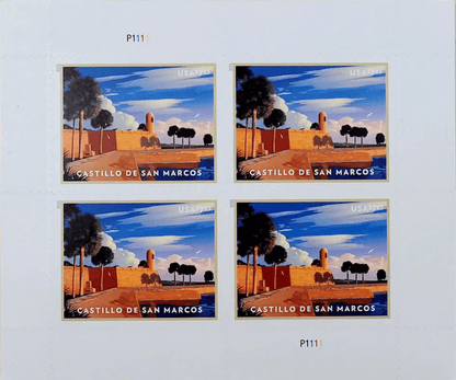 2021- Castillo de San Marcos Priority Mail Postage Stamps