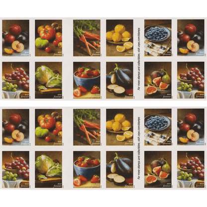 Fruits and Vegetables Stamps 2020