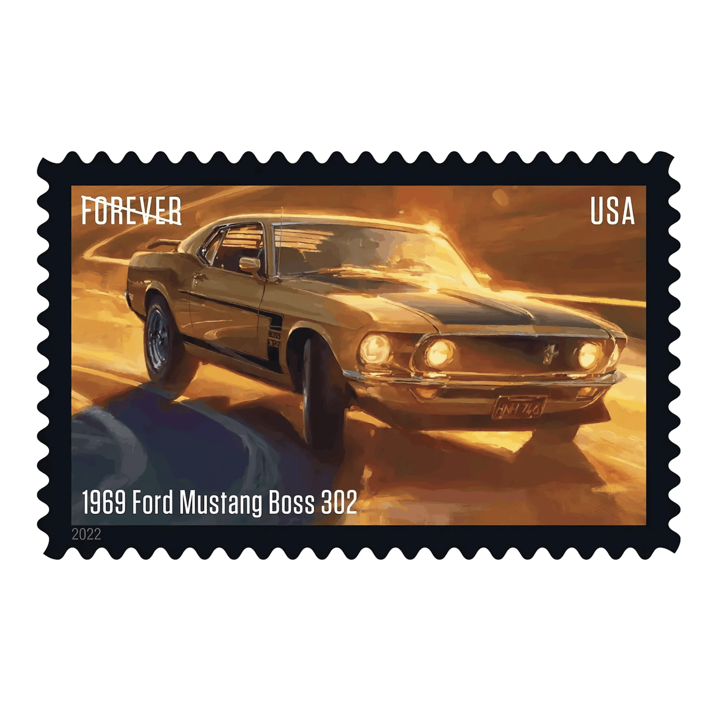 Pony Cars Stamps 2022