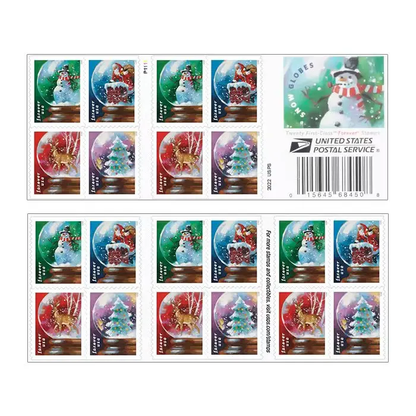 Snow Globes Forever Stamp