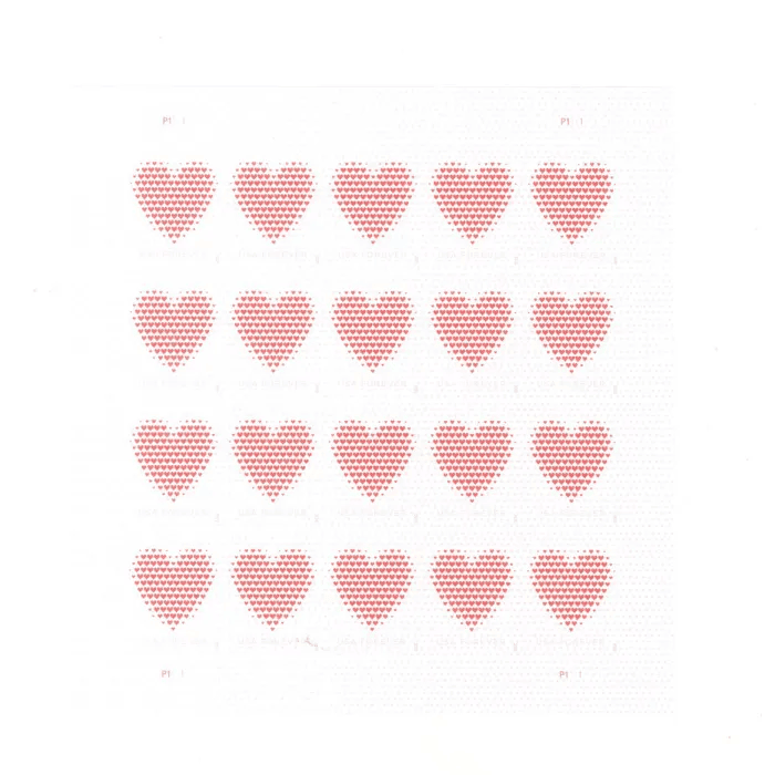 Made of Hearts Forever Stamps 2020