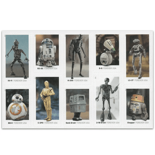 Star Wars Droids Stamps 2021