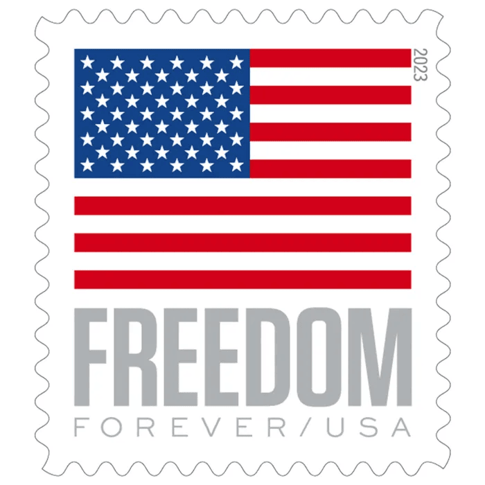 U.S. Flag Stamps 5 Rolls/500 Pcs