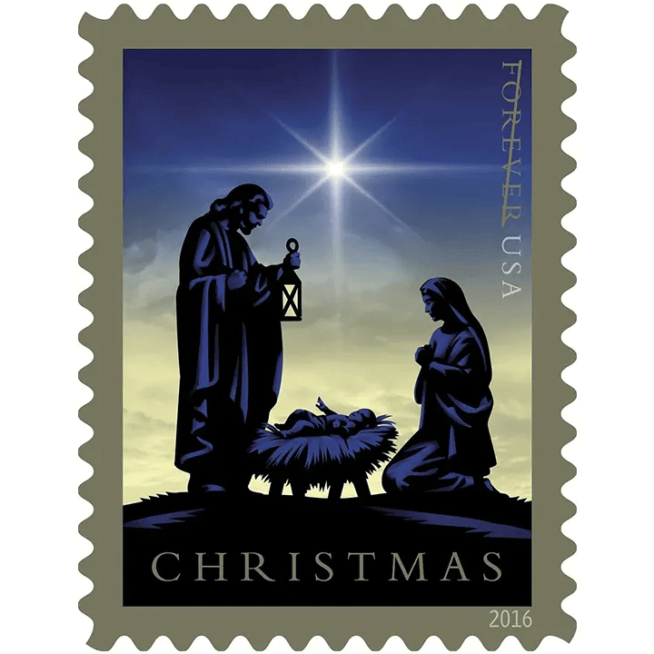 Nativity Forever First Class Postage Stamp U.S. Holy Family Holiday Christmas