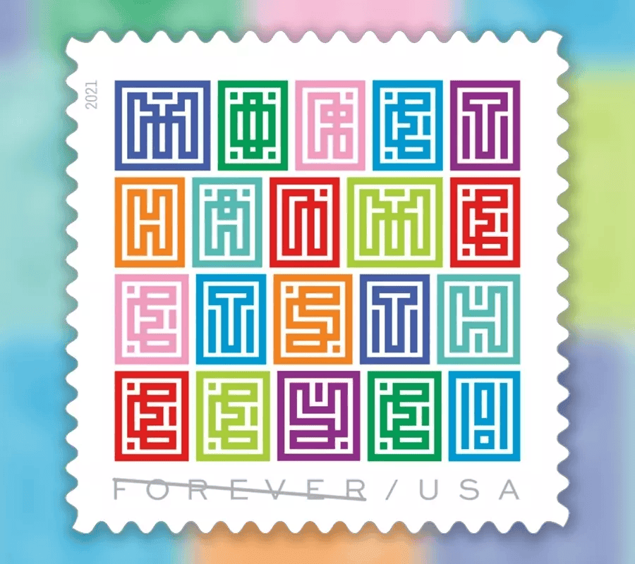 Mystery Message Forever Stamps 2021