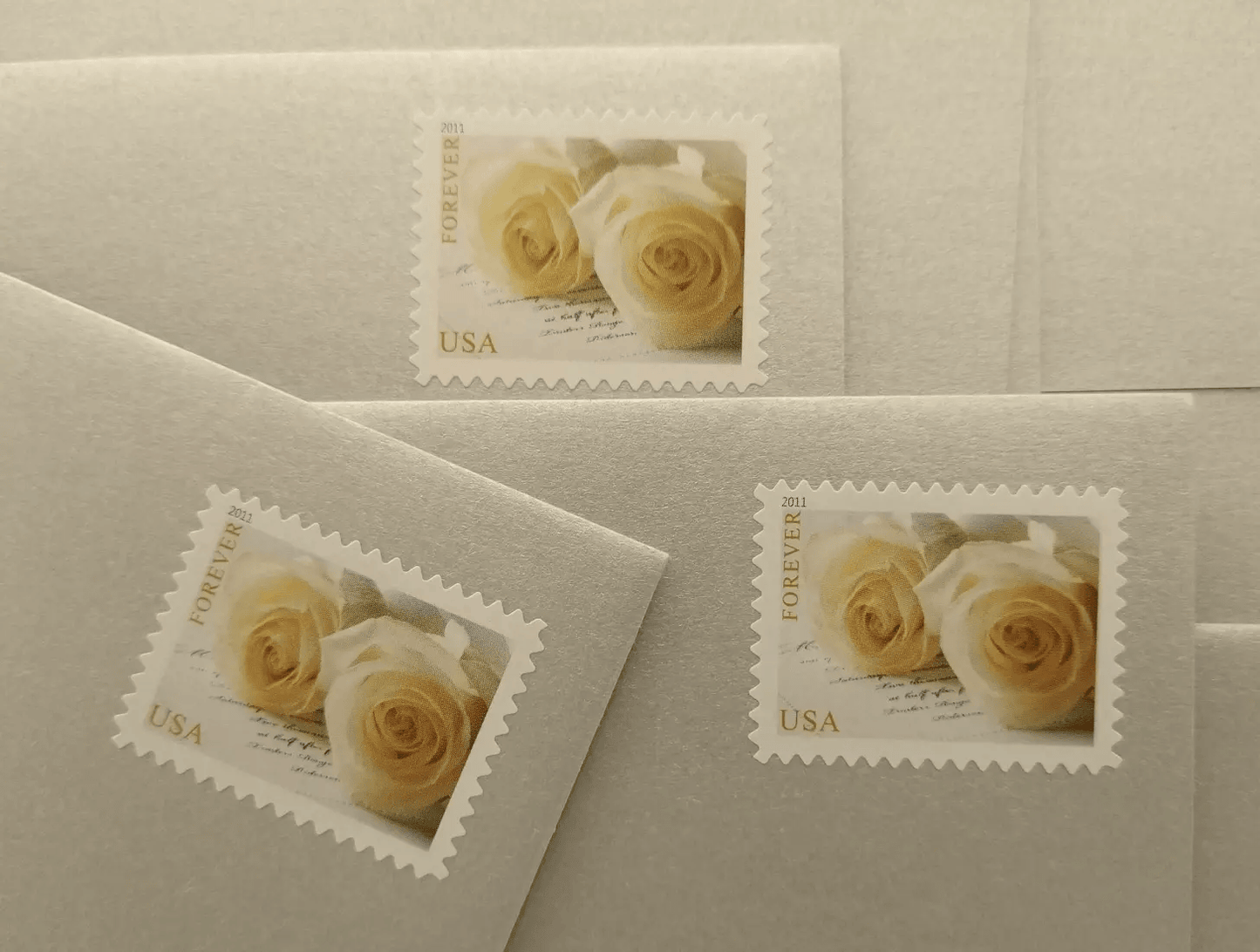 Wedding Roses Forever Stamps