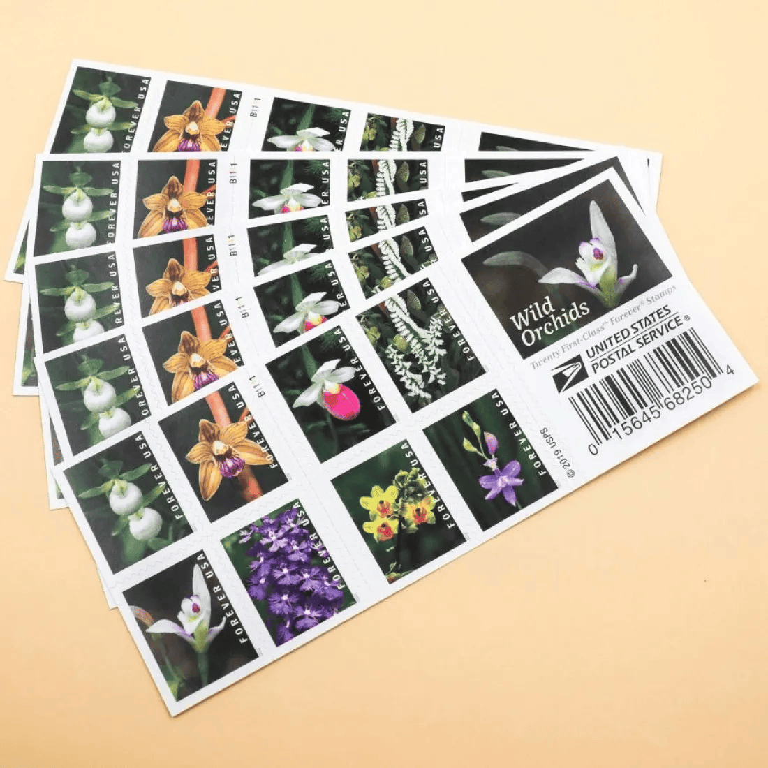 Wild Orchids Stamps 2020