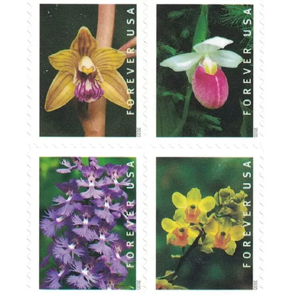 Wild Orchids Stamps 2020