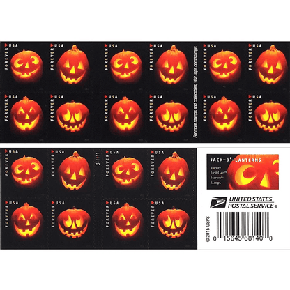 Jack-o’-Lanterns Stamps