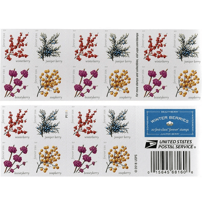 Winter Berries Forever Stamps 2019