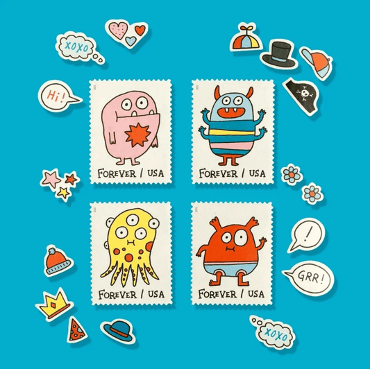 Message Monsters Stamps 2021