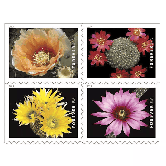 Cactus Flowers Forever Stamps 2019