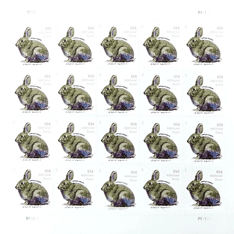 Rabbits United States Stamps