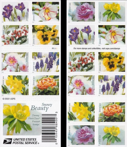 Snowy Beauty Stamps 2022