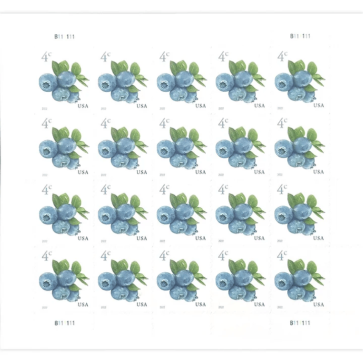 Blueberries - Addition Postage 4¢